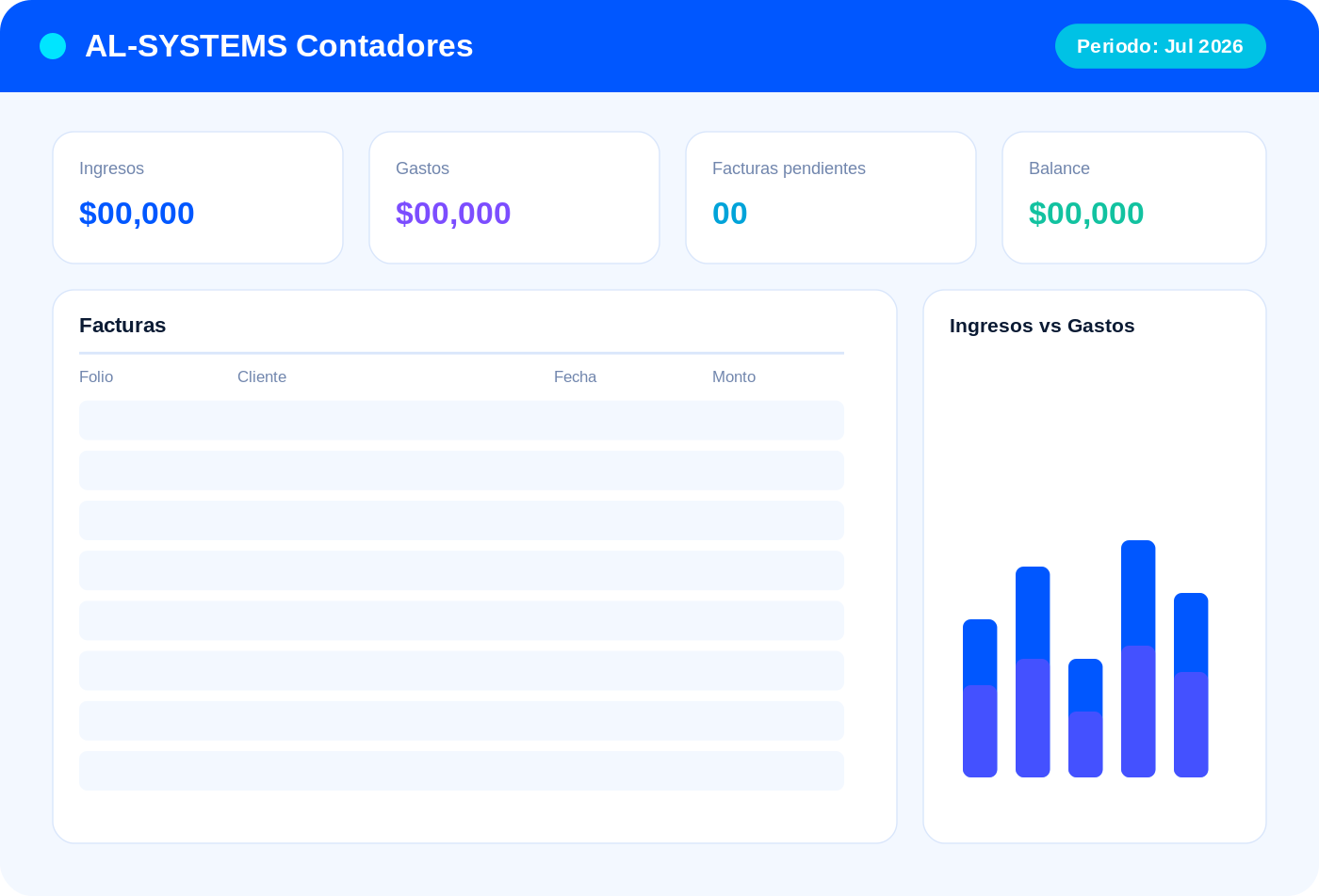Muestra de app para contadores